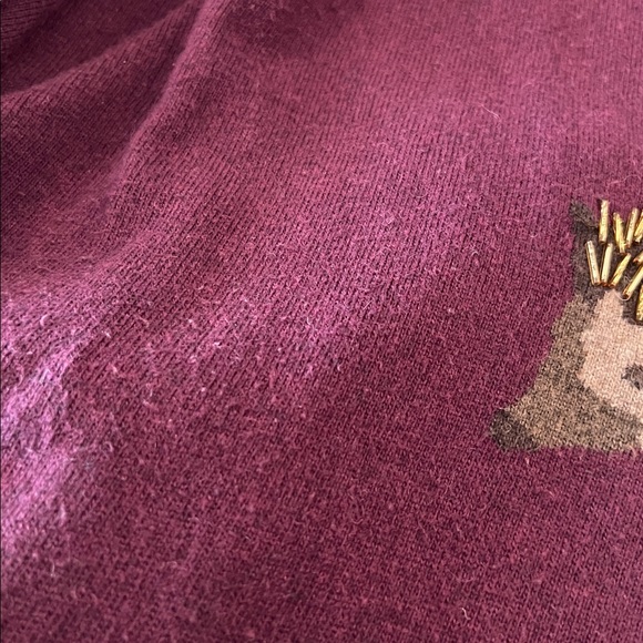 Joules Knitwear Beaded Hedgehog Knit jumper Sweater size US 10 - Picture 15 of 15